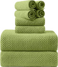 8-Piece Bath Towel Set, 2 Extra Large Bath Towel Sheets, 2 Hand Towels and 4 by Smuge