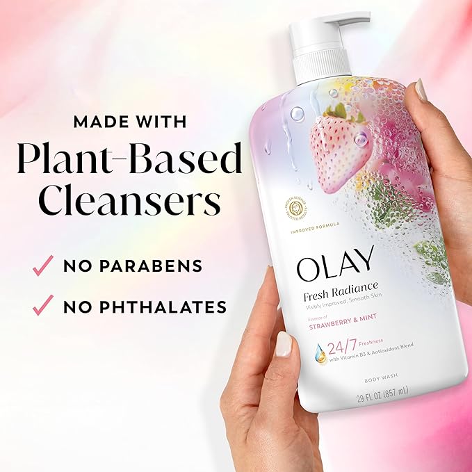 Olay Body Wash for Women, Fresh Radiance, 24/7 Skin-Loving Freshness, Visibly - Image 5