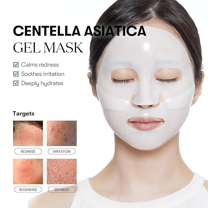 VT COSMETICS Pro Cica Reedle Shot 100 2-Step Hydrogel Mask, Intensive Calming - Image 2