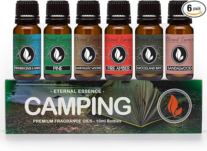 Eternal Essence Oils Camping Set of 6 Premium Fragrance Oils by EternalEssenceOils
