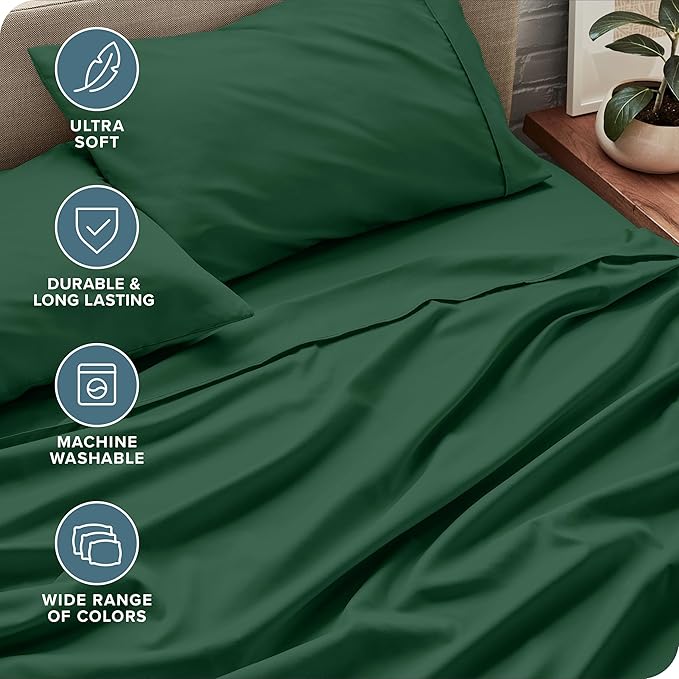 Bare Home Split California King Sheet Set - Image 5