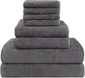 HOMEXCEL 8 Piece Bath Towel Set, Microfiber Bathroom Towel by HOMEXCEL