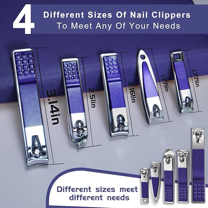 Manicure Set 30 in 1 Nail Clippers Set, Nail Manicure Kit - Image 3