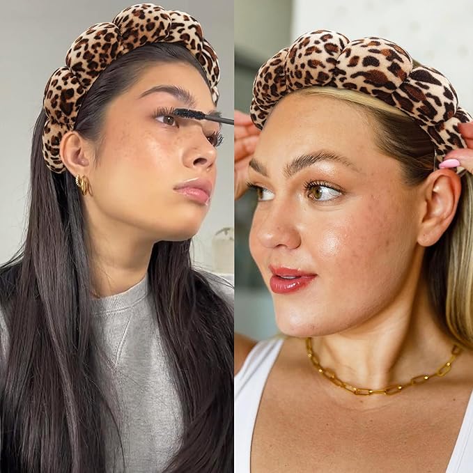Ayesha Spa Headband for Washing Face Sponge Makeup Headbands Skincare Headband - Image 3