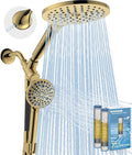 MakeFit Dual Filtered Rain Shower Head Combo, High Pressure Handheld Shower Head by MakeFit