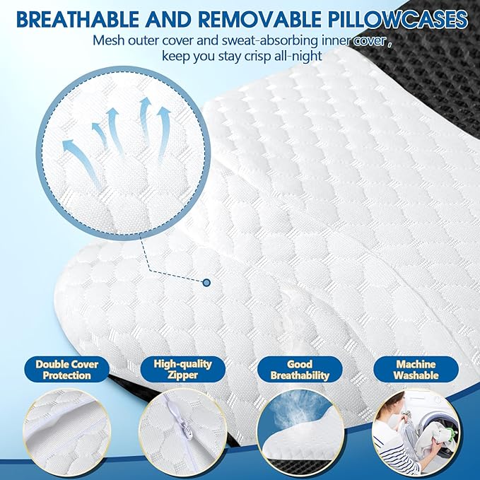 CHxxy Memory Foam Pillows, Cervical Pillow - Image 6