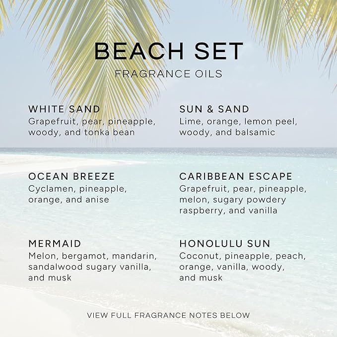 Eternal Essence Oils Beach Set of 6 Premium Fragrance Oils - Image 2