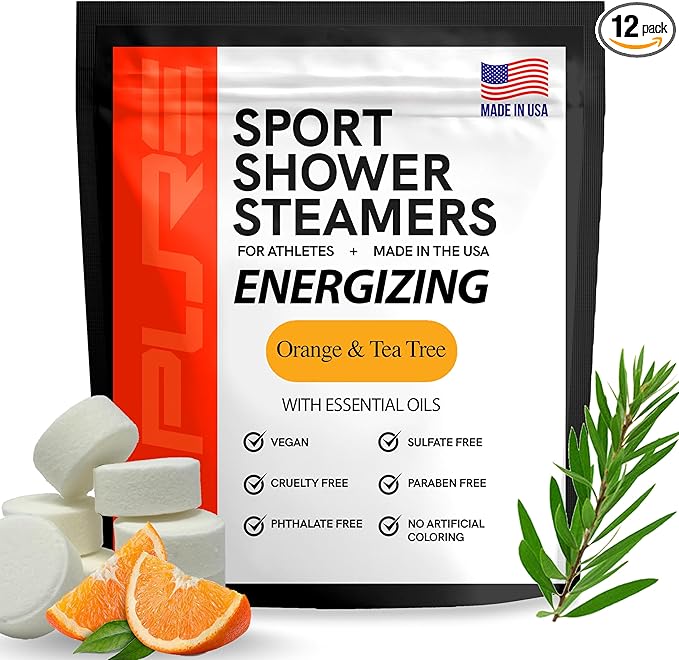 Pure Energizing Sport Shower Steamers by PureAthlete