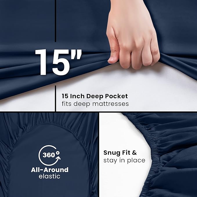 Utopia Bedding Twin Fitted Sheet - Image 3