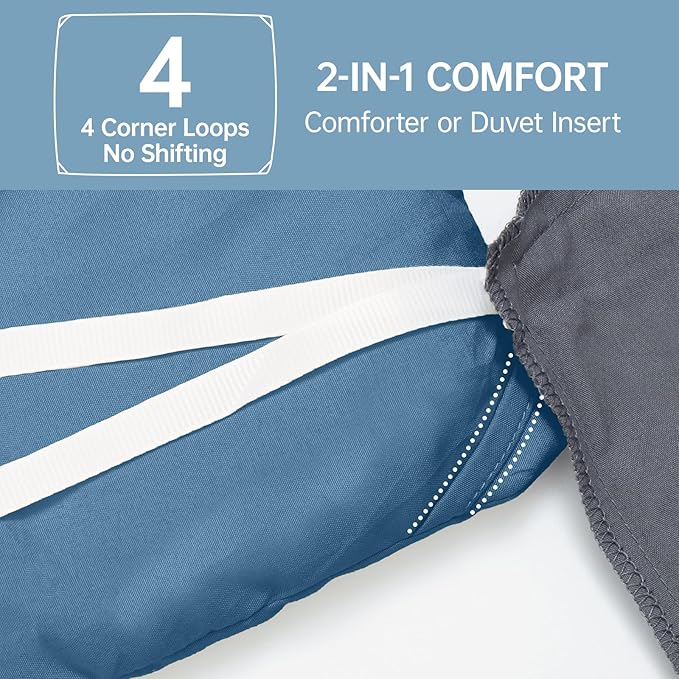MUXHOMO Queen Comforter Set, All Season Ultra Soft Down Alternative Bedding - Image 6