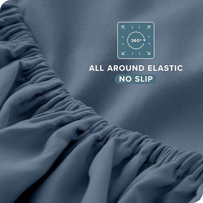 Bare Home Split Head Flex King Sheet Set - Image 7
