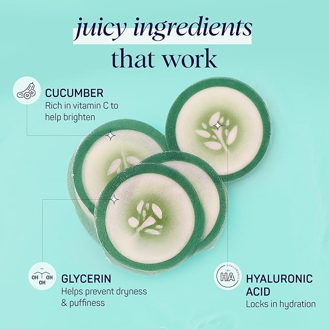 SpaLife Cooling Cucumber Eye Pads | Mothers Day Gifts & Korean Dark Circles & - Image 5
