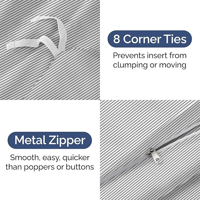 Duvet Cover Cal King Size Set - Image 4