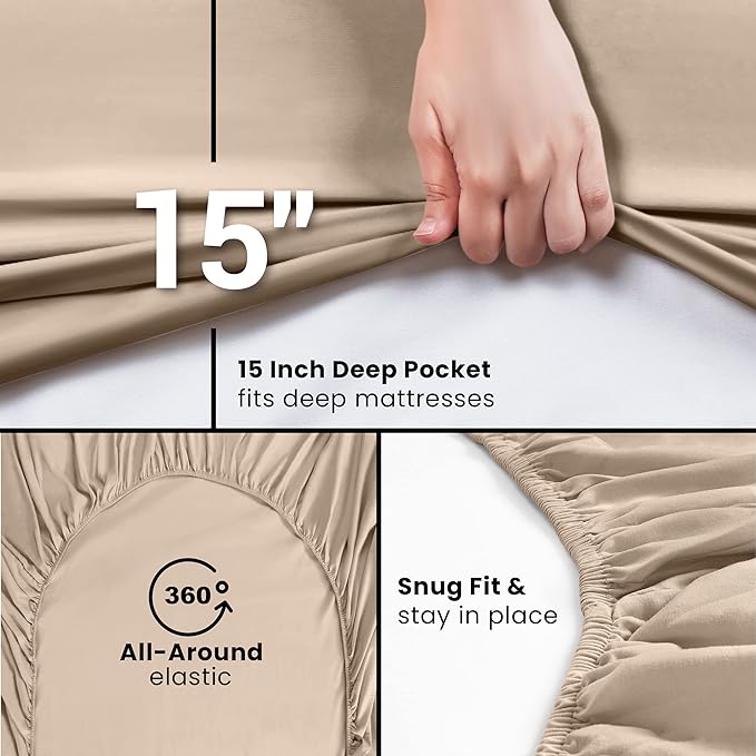 Utopia Bedding Fitted Sheet - Image 6