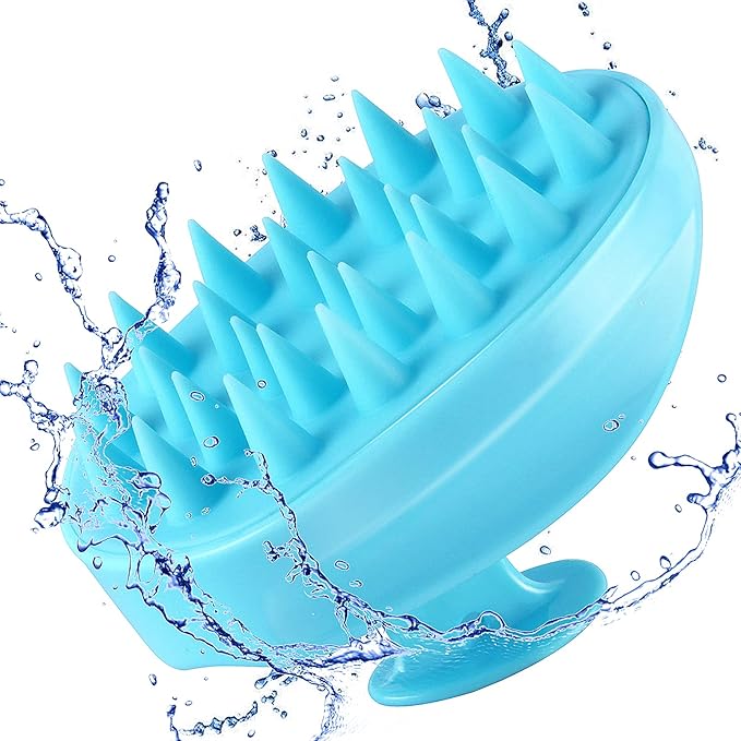 Scalp Massager Shampoo Brush, Hair Scalp Scrubber Shower Hair Brush Head by Sosoon