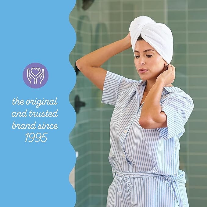 Turbie Twist 2-Pack Extra Long Microfiber Hair Towel - Image 5