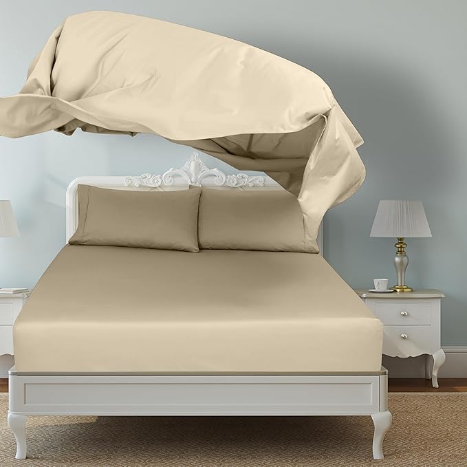Royale Linens 2 Pack Bulk Flat Sheet Set - Image 2
