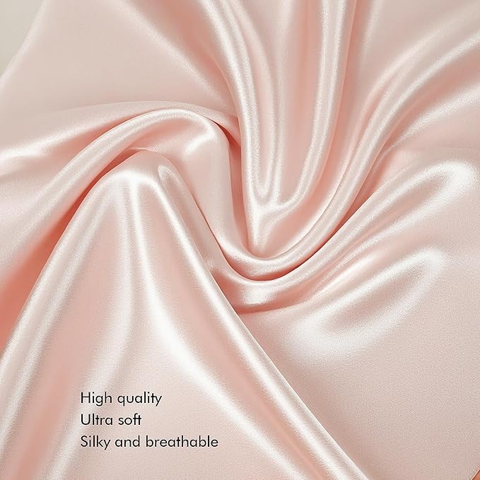 Vegan Silk Sleep Set, Vegan Silk Pillowcase - Image 4