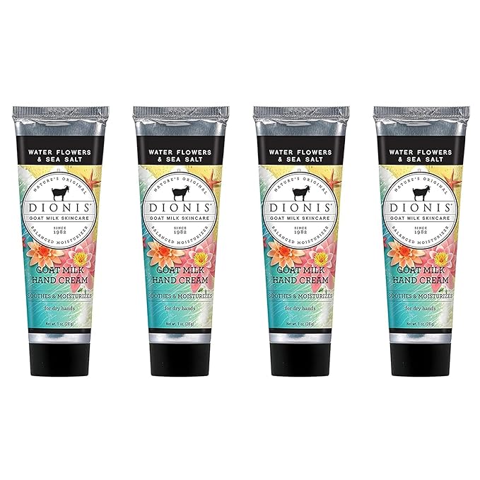Dionis Goat Milk Hand Cream Water Flowers & Sea Salt 1 oz by DionisGoatMilkSkincare