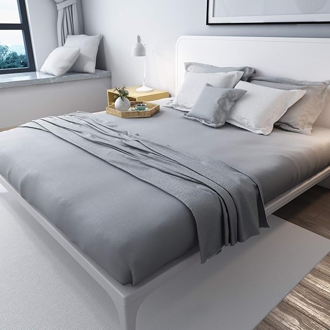 Lirex Flat Sheet, Full Size Extra Soft Brushed Microfiber 1800 Microfiber Flat - Image 5