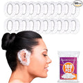 100 Pcs Ear Cover for Shower – Disposable Ear Covers for Hair Dryer – Easy to by KETAR