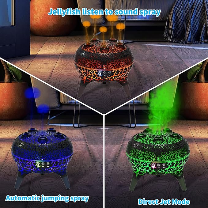 BOHOFAM Jellyfish Essential Oil Diffuser 250ML, Aroma Diffuser Hears Sound to - Image 4