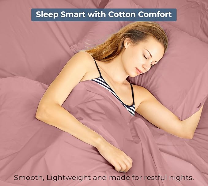 Royale Linens 100% Organic Cotton Queen Flat Sheet Only - Image 9