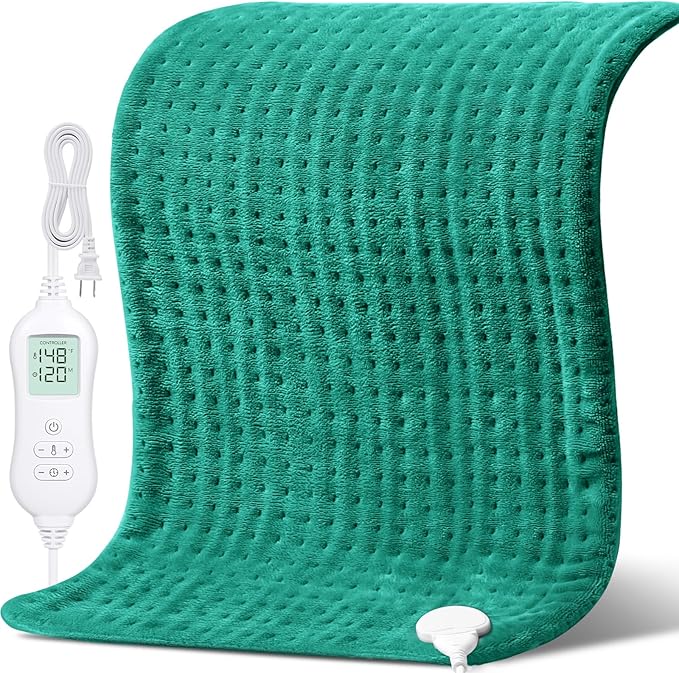 NOWWISH XXXL Heating Pad for Back Pain Relief & Period Cramps, 24x32 Inch Moist by NOWWISH