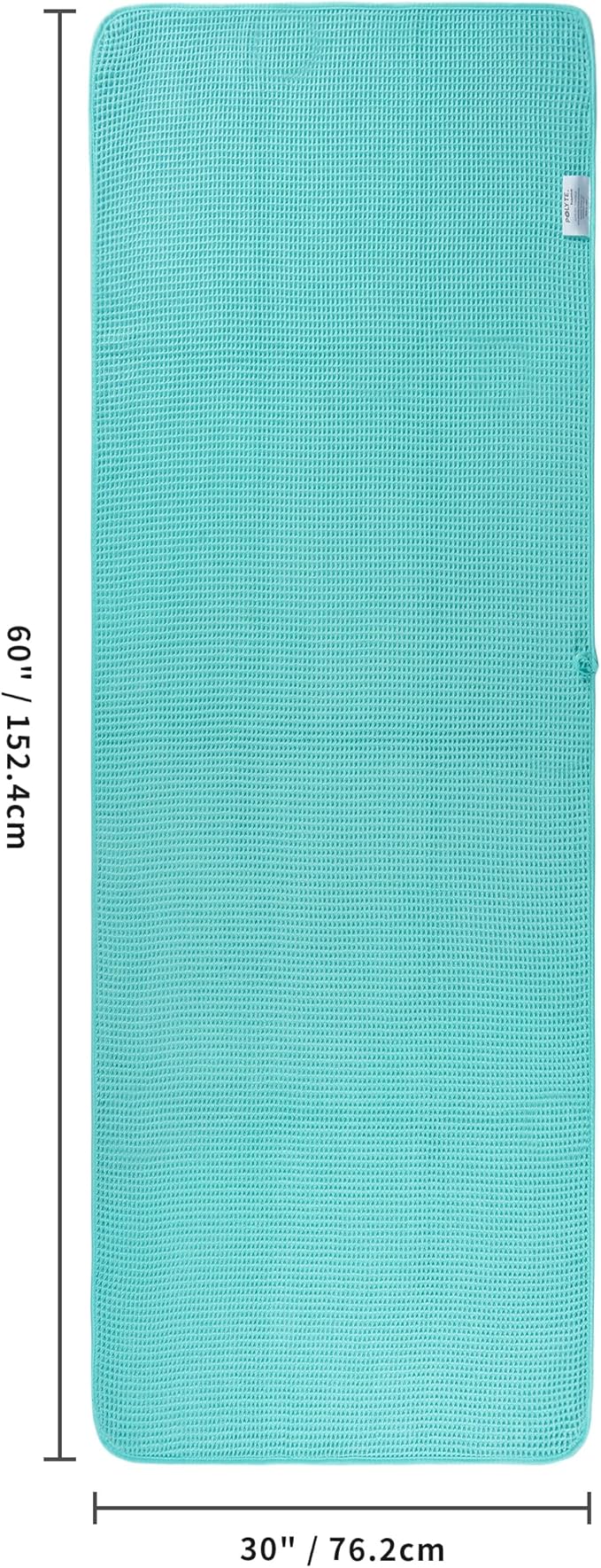 POLYTE 430 GSM Microfiber Oversize Quick Dry Lint Free Bath Towel, 60 x 30 in - Image 3