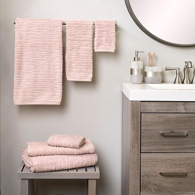 SKL Home CloudSoft 100% Cotton Luxury 4-Piece Washcloth Set, 520 GSM, Ultra - Image 5