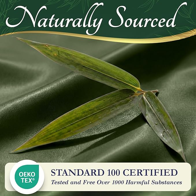 DECOLURE 100% Viscose Derived from Bamboo Sheets Twin Size - Image 7