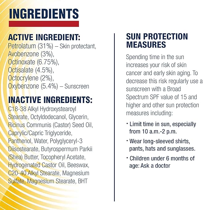 Aquaphor Lip Balm, Lip Repair, SPF 30 | Lip Protectant | 0.35 Oz Tube | Pack of - Image 13