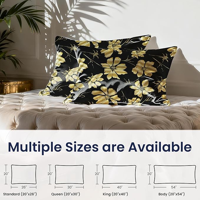 EXQ Home Satin Pillowcase for Hair and Skin Queen - Image 5