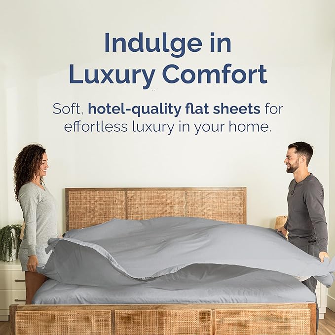 Twin XL Size Flat Sheet - Image 2