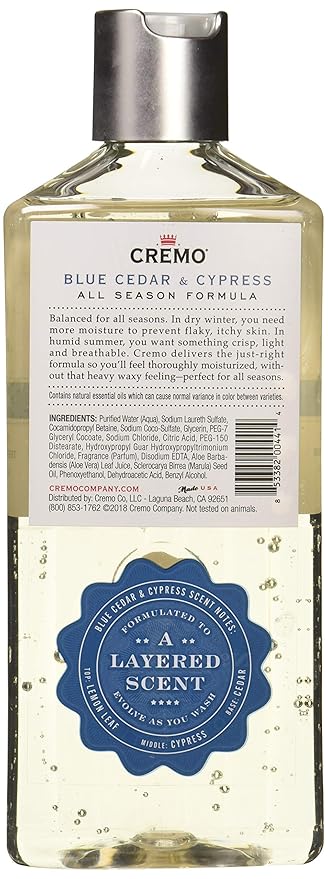 Cremo Body Wash for Men, Rich-Lathering Cypress and Cedar, 16 Fl Oz - Image 5