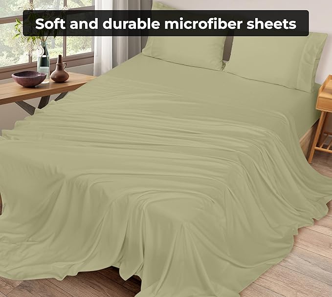 Royale Linens 2 Pack Bulk Flat Sheet Set - Image 5