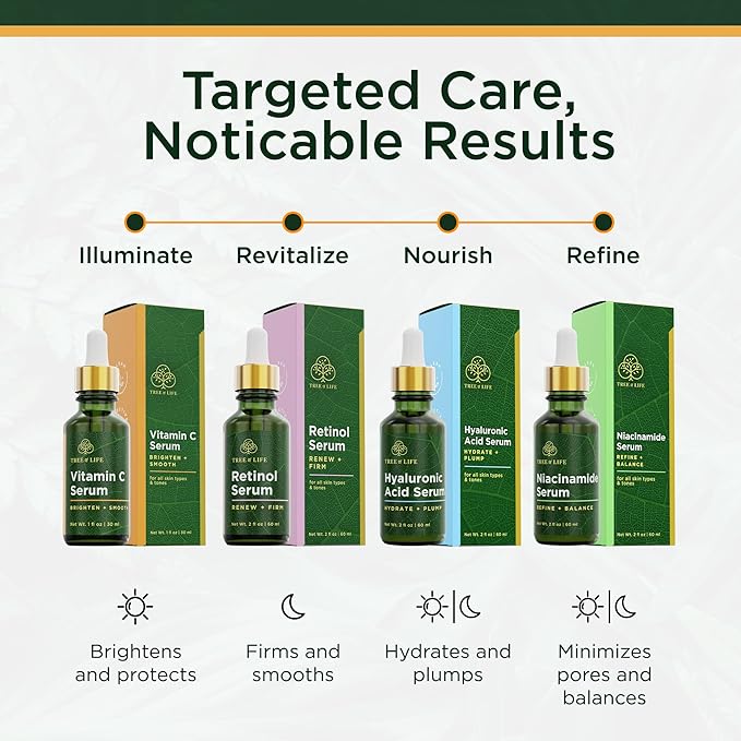 Tree of Life Beauty Vitamin C Skin Care Set, Skin Face Oil, Facial Serums - Image 6