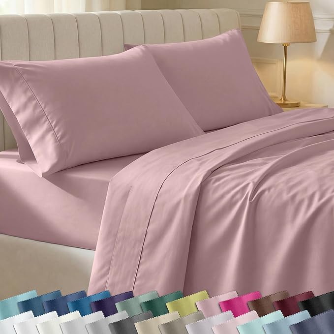 California Design Den Soft 100% Cotton Sheets Twin Size Set, 400 Thread Count by CaliforniaDesignDen