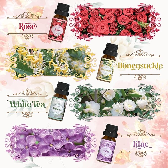 Floral Essential Oils Set, ARVIDSSON Natural Flower Essential Oil - Image 4