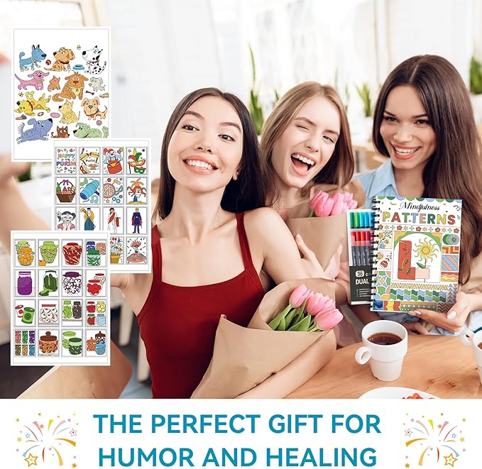 Adult Coloring Book Set- for Adults Relaxation - Image 5