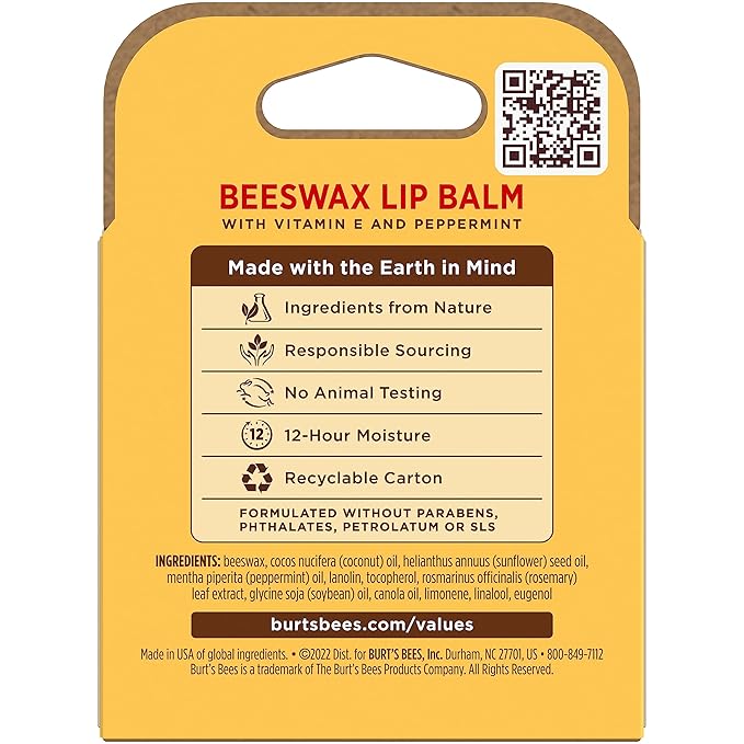 Burt's Bees 100% Natural Moisturizing Lip Balm - Image 11