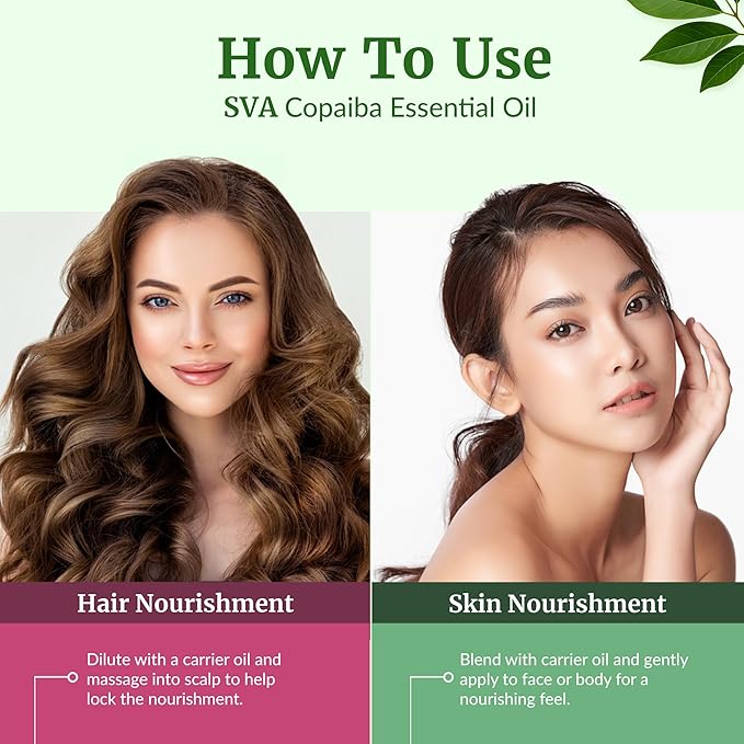 SVA Copaiba Essential Oil – 4 Fl Oz – 100% Natural Copaiba Oil - Image 5