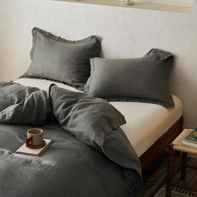 Simple&Opulence 100% Linen Duvet Cover Set - Image 7