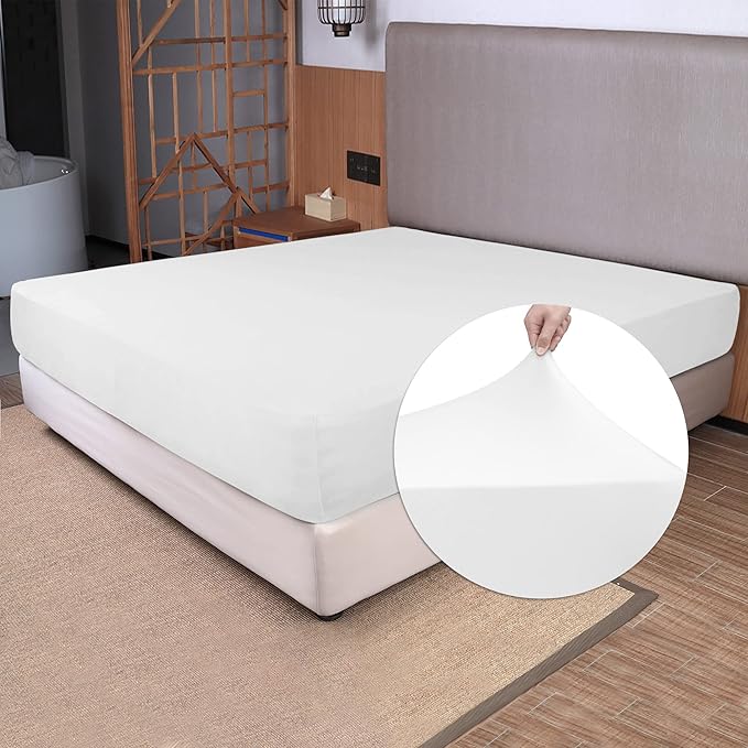Soft Stretch King Size Fitted Sheet Only by NYHOME