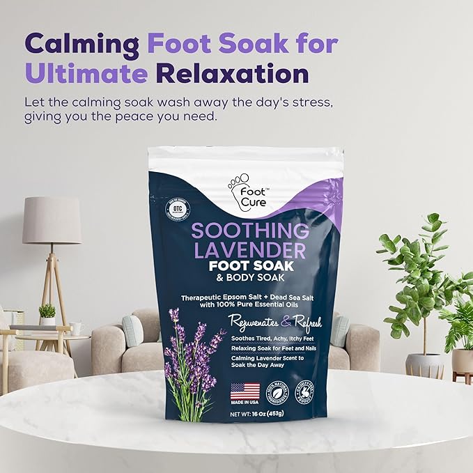 FOOT CURE Soothing Lavender Foot Soak - Image 8