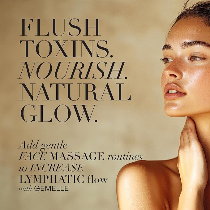 GEMELLE Lymphatic Anti-Aging Face Oil | 10x Award Winner | Vitamin C, A | - Image 3