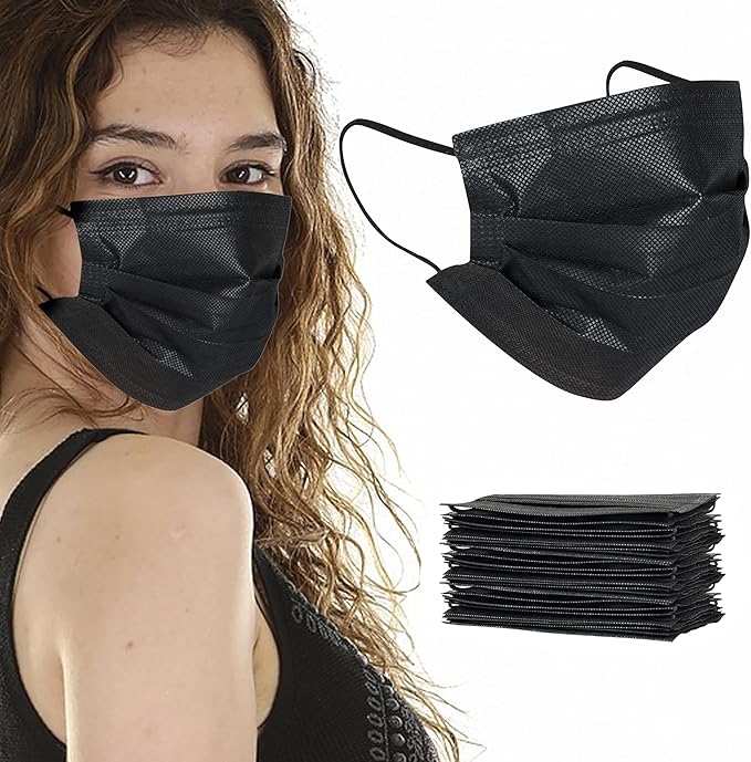 akgk 200pcs Disposable Face Masks, 3 Ply Disposable Masks - Image 9
