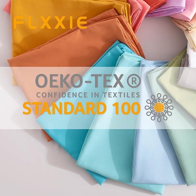 FLXXIE King Pillow Cases Set of 2, Soft Microfiber Pillow Covers - Image 7