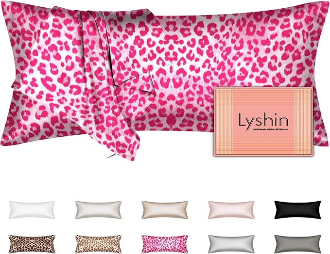 Silk Body Pillow Cover with Zipper, Mulberry Silk Pillow Cases Body Size by LYSHINSILKPILLOWCASES