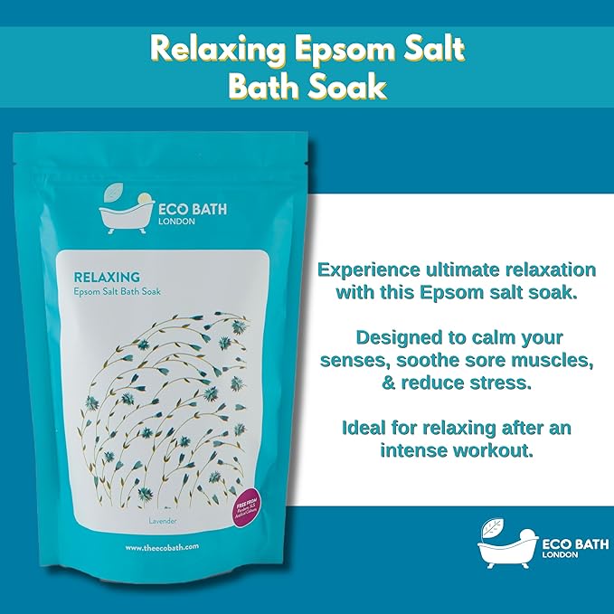 Eco Bath London Relaxing Lavender Epsom Salt Bath Soak - Image 2
